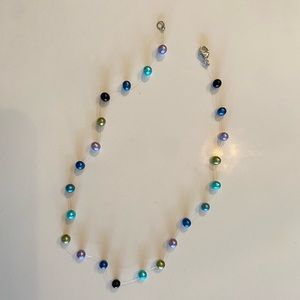 HONORA Floating Station Pearl Necklace